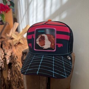 Goorin Bros “Vibing” Vibrant Guinea Pig Trucker Hat